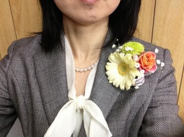 卒業式に花　コサージュを　2016｜「くらよし花幸」　（鳥取県倉吉市の花キューピット加盟店 花屋）のブログ